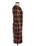 Unbranded Plaid Brown Casual Dress Size M - photo 4
