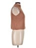 Express 100% Nylon Tan Sweater Vest Size L - photo 4