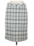L.L.Bean Plaid Gray Wool Skirt Size 4 - photo 1
