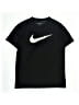 Nike 100% Polyester Black Short Sleeve T-Shirt Size L (kids) - photo 1