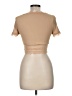 Shein Tan Short Sleeve T-Shirt Size 6 - photo 2