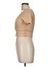 Shein Tan Short Sleeve T-Shirt Size 6 - photo 5