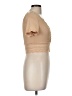Shein Tan Short Sleeve T-Shirt Size 6 - photo 4