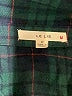 Le Lis 100% Rayon Plaid Green Long Sleeve Button-Down Shirt Size M - photo 7