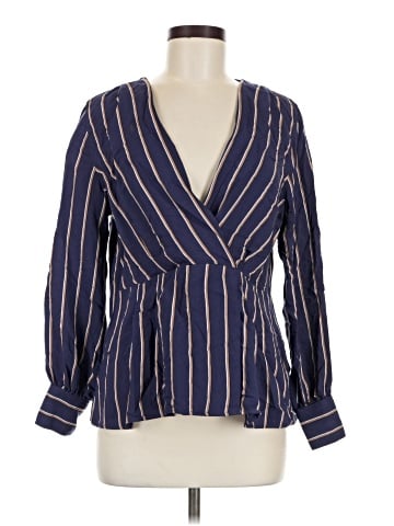 Topshop Long Sleeve Blouse (view 1)