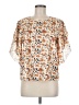 Shein Orange Short Sleeve Blouse Size 6 - photo 1