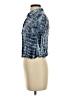 Pull&Bear Tie-dye Blue Short Sleeve Blouse Size S - photo 5