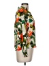Alice + Olivia 100% Silk Floral Green Blouse Size M (estimated) - photo 4