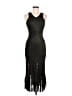 Rails Solid Metallic Black Cocktail Dress Size M - photo 1