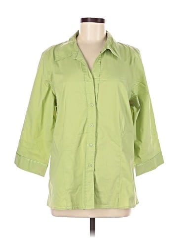 Old Navy 3/4 Sleeve Button-Down Shirt (view 1)