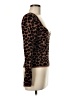 LPA Animal Print Brown Pullover Sweater Size M - photo 4