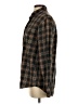 Arrow Plaid Brown Long Sleeve Button-Down Shirt Size S - photo 5
