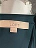 Ann Taylor LOFT 100% Polyester Teal Sleeveless Blouse Size M - photo 7