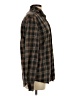 Arrow Plaid Brown Long Sleeve Button-Down Shirt Size S - photo 4