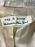 Rag & Bone 100% Cotton Ivory Blazer Size 6 - photo 6