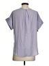 GU Purple Short Sleeve Blouse Size S - photo 2