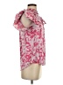 Flower & Feather Pink Short Sleeve Blouse Size S - photo 4
