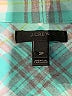 J.Crew Plaid Teal Long Sleeve Button-Down Shirt Size 2 (petite) - photo 7