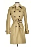 J.Crew Collection 100% Polyester Tan Trenchcoat Size 2 - photo 1
