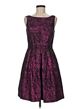 cynthia steffe purple dress Cynthia Steffe Women Purple Boat Neck Sleeveless Ruched Mini Dress Size 4
