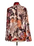 Kobi Halperin 100% Polyester Floral Brown Long Sleeve Blouse Size L - photo 2