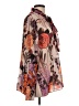 Kobi Halperin 100% Polyester Floral Brown Long Sleeve Blouse Size L - photo 4