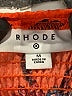 Rhode 100% Cotton Paisley Orange Casual Dress Size M - photo 7