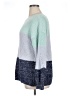 retrology 100% Acrylic Color Block Blue Pullover Sweater Size 1X - photo 5