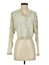 Out From Under Ivory Long Sleeve Henley Size S - photo 1