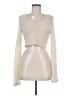 Shein Ivory Long Sleeve Top Size M - photo 1