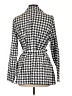 Shein 100% Polyester Houndstooth White Coat Size L - photo 2