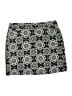 Croft & Barrow Graphic Black Skort Size 12 - photo 1