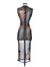 Meshki Graphic Gray Cocktail Dress Size S - photo 2