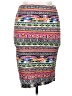 Rainbow Print Pink Casual Skirt Size XL - photo 1