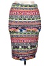 Rainbow Print Pink Casual Skirt Size XL - photo 2