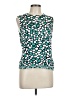 St. John Teal Sleeveless T-Shirt Size L - photo 1