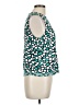 St. John Teal Sleeveless T-Shirt Size L - photo 4