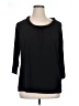 Anne Klein Black 3/4 Sleeve Top Size 1X - photo 1