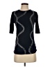 St. John 100% Viscose Black 3/4 Sleeve Top Size XS - photo 1