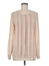 Ann Taylor LOFT 100% Polyester Tan Long Sleeve Blouse Size M - photo 1