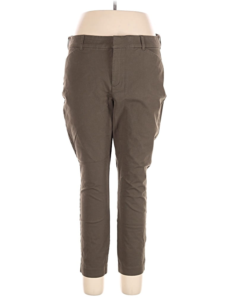 Pre-owned Old Navy Khaki Pant In Brown