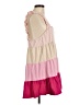 Bibi Color Block Pink Casual Dress Size L - photo 4