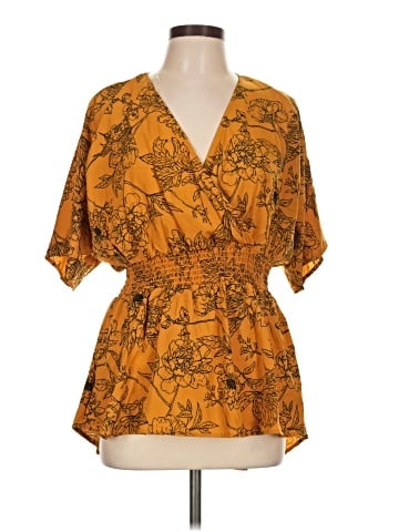 Blush Short Sleeve Blouse (view 1)