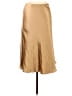 Audrey 3+1 100% Polyester Solid Tan Formal Skirt Size M - photo 1