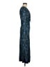 Boden Paisley Blue Cocktail Dress Size 6R - photo 4