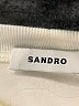 Sandro 100% Polyester Ivory Sweatshirt Size Lg (3) - photo 7