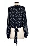 ASTR The Label 100% Polyester Black Long Sleeve Blouse Size L - photo 2