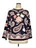 Assorted Brands Blue Long Sleeve Blouse Size 2xl - photo 1