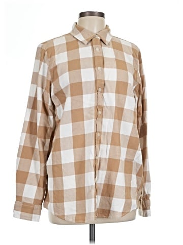 Lands' End Long Sleeve Button-Down Shirt (view 1)