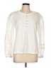 Ann Taylor LOFT Ivory Long Sleeve Henley Size L - photo 1